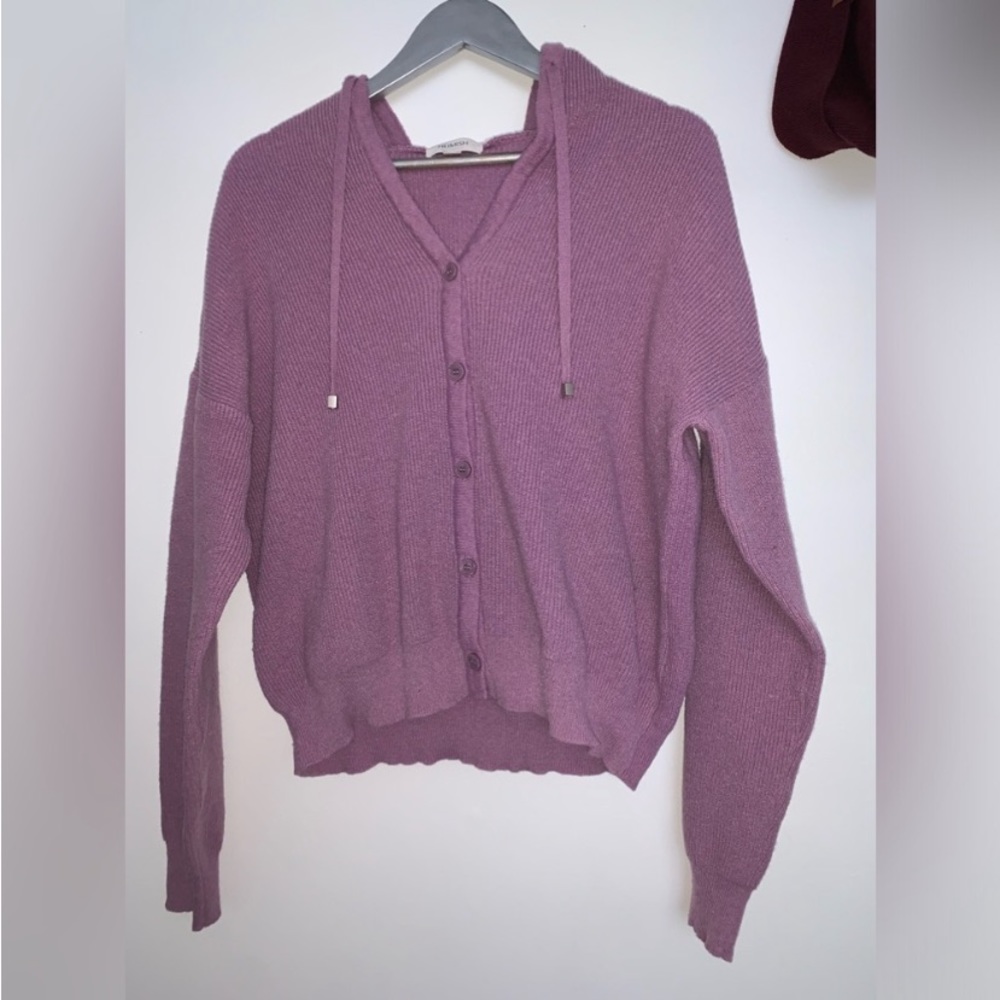 Purple Cardigan